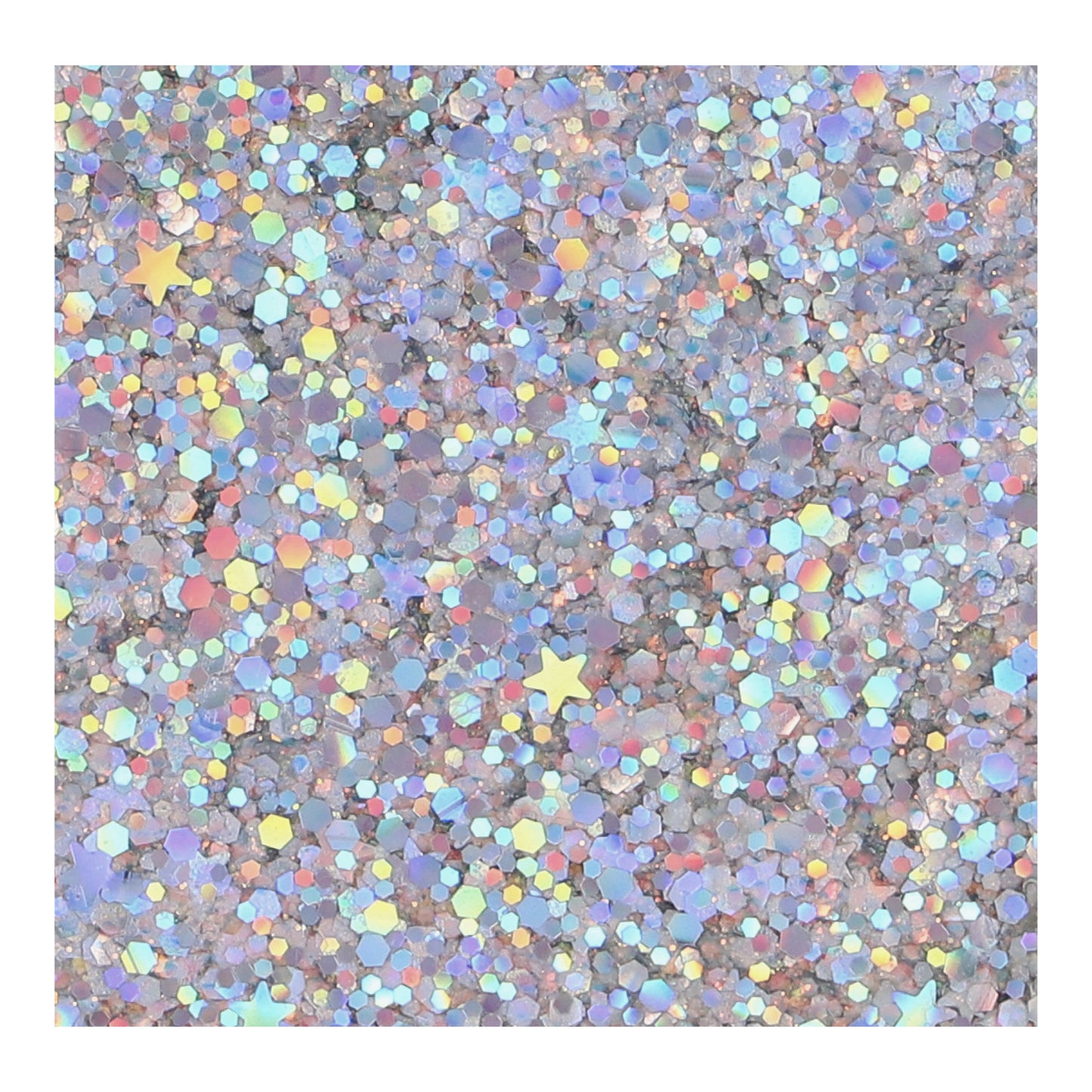 Paillettes crème Argent - Chunky glitter cream silver starlight