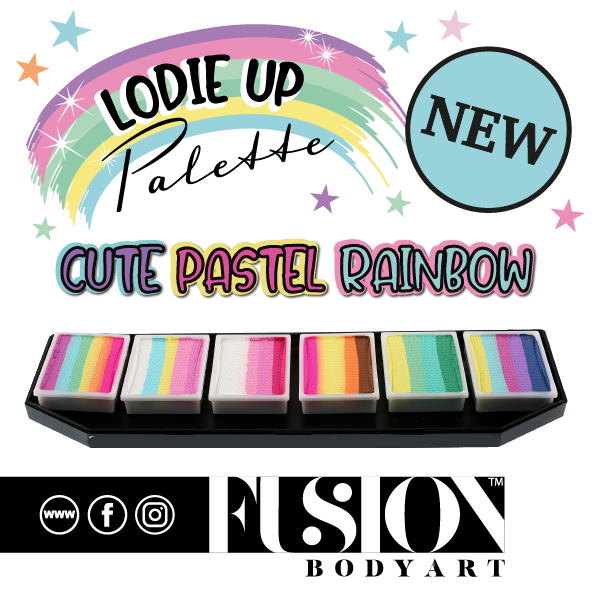 Lodie Up Cute Rainbow Palette | Palette mignon Arc en Ciel | 6x10g