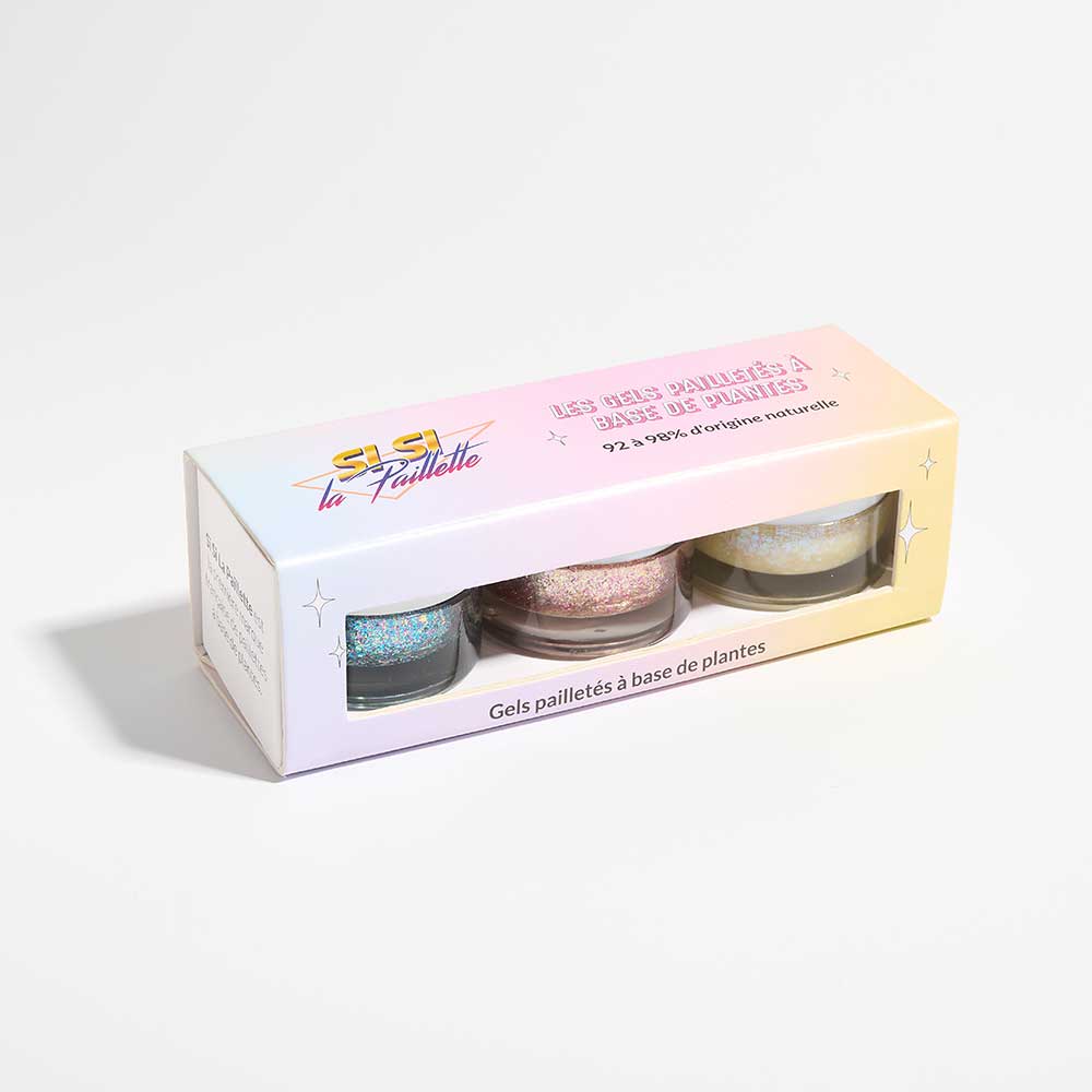 Coffret gel pailleté Cosmique - Sisi la Paillette