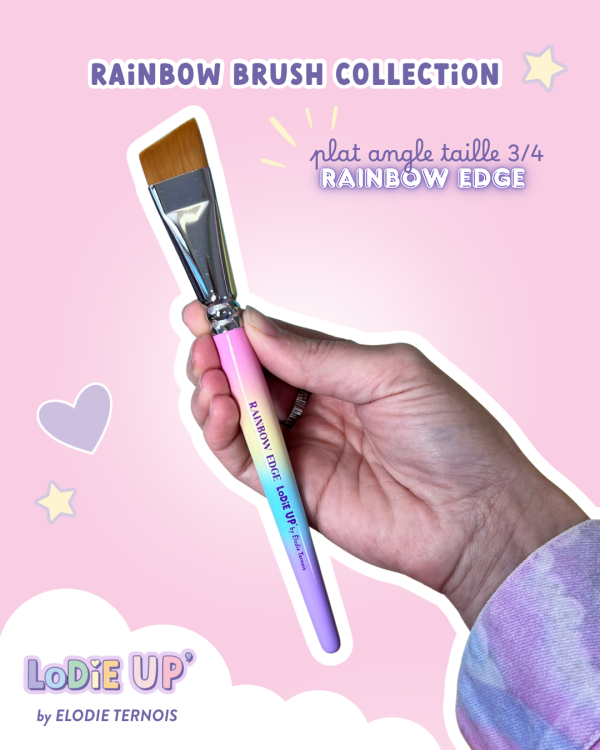 LODIE UP’ – Rainbow Edge - Pinceau Arc en Ciel 3/4