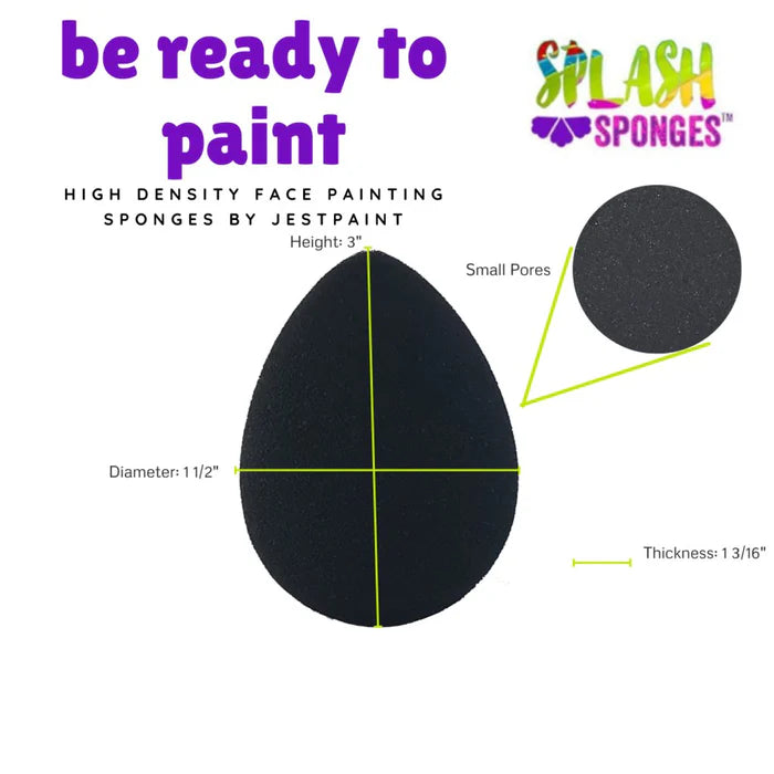 Splash Face Painting Sponge | Haute densité | Droplet
