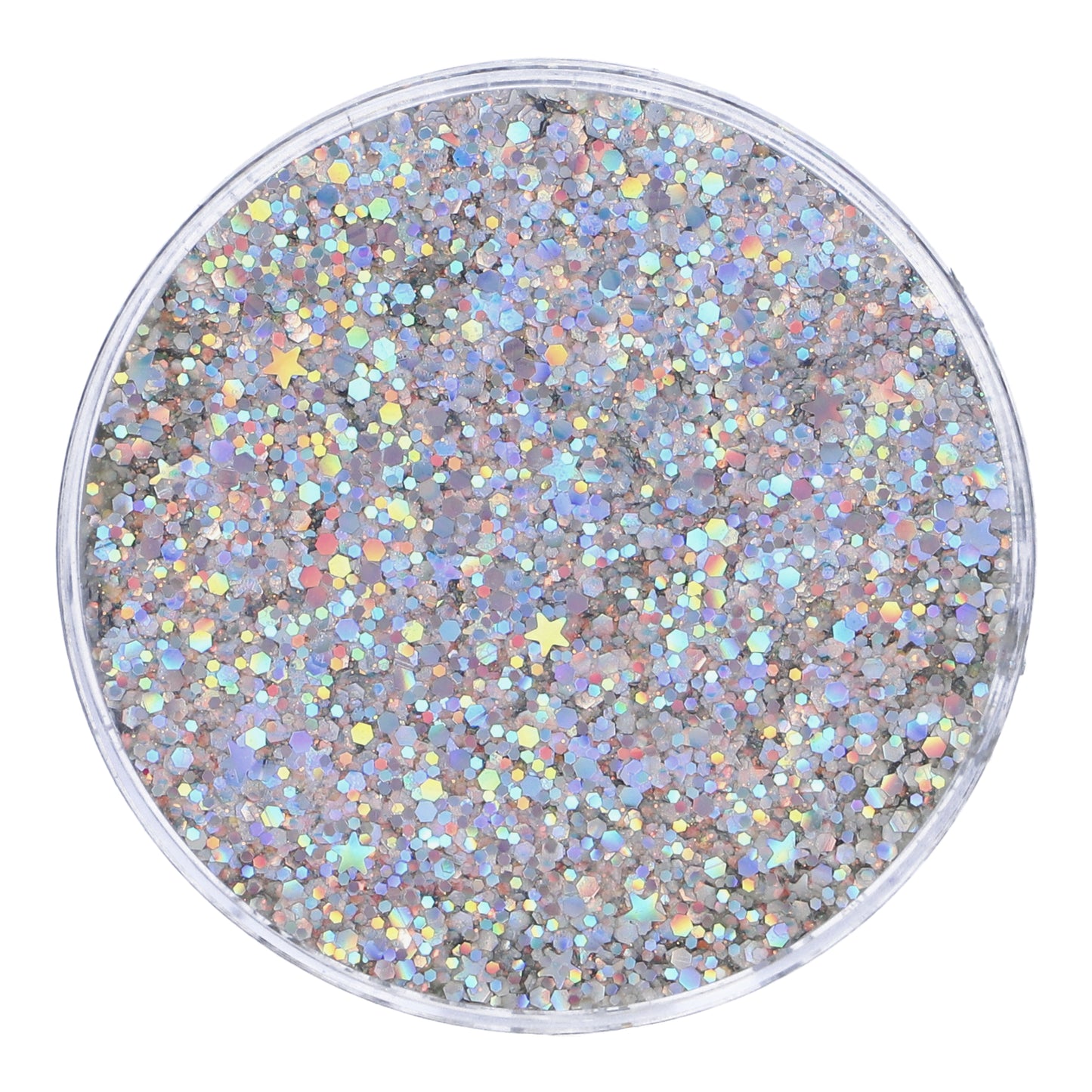 Paillettes crème Argent - Chunky glitter cream silver starlight