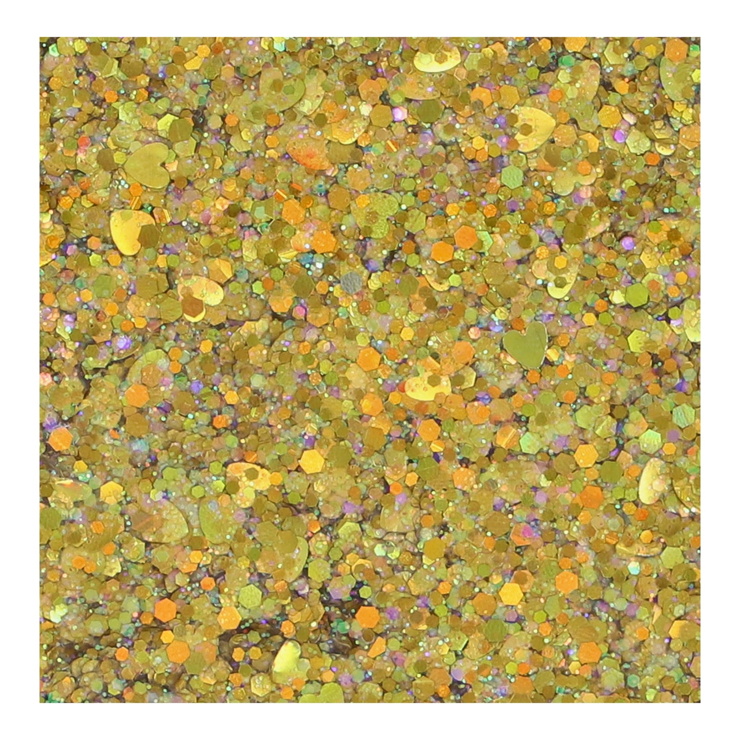Paillettes crème doré- Chunky glitter cream golden sunlight