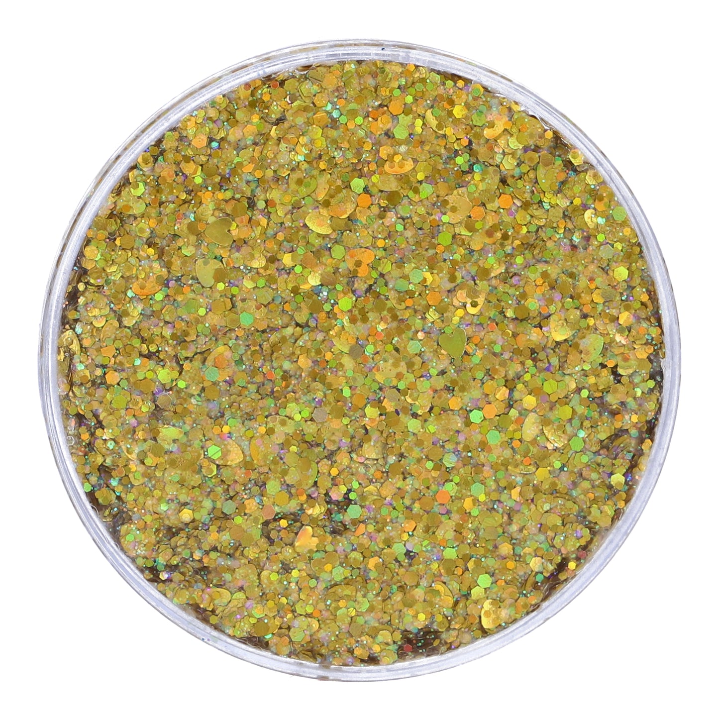 Paillettes crème doré- Chunky glitter cream golden sunlight