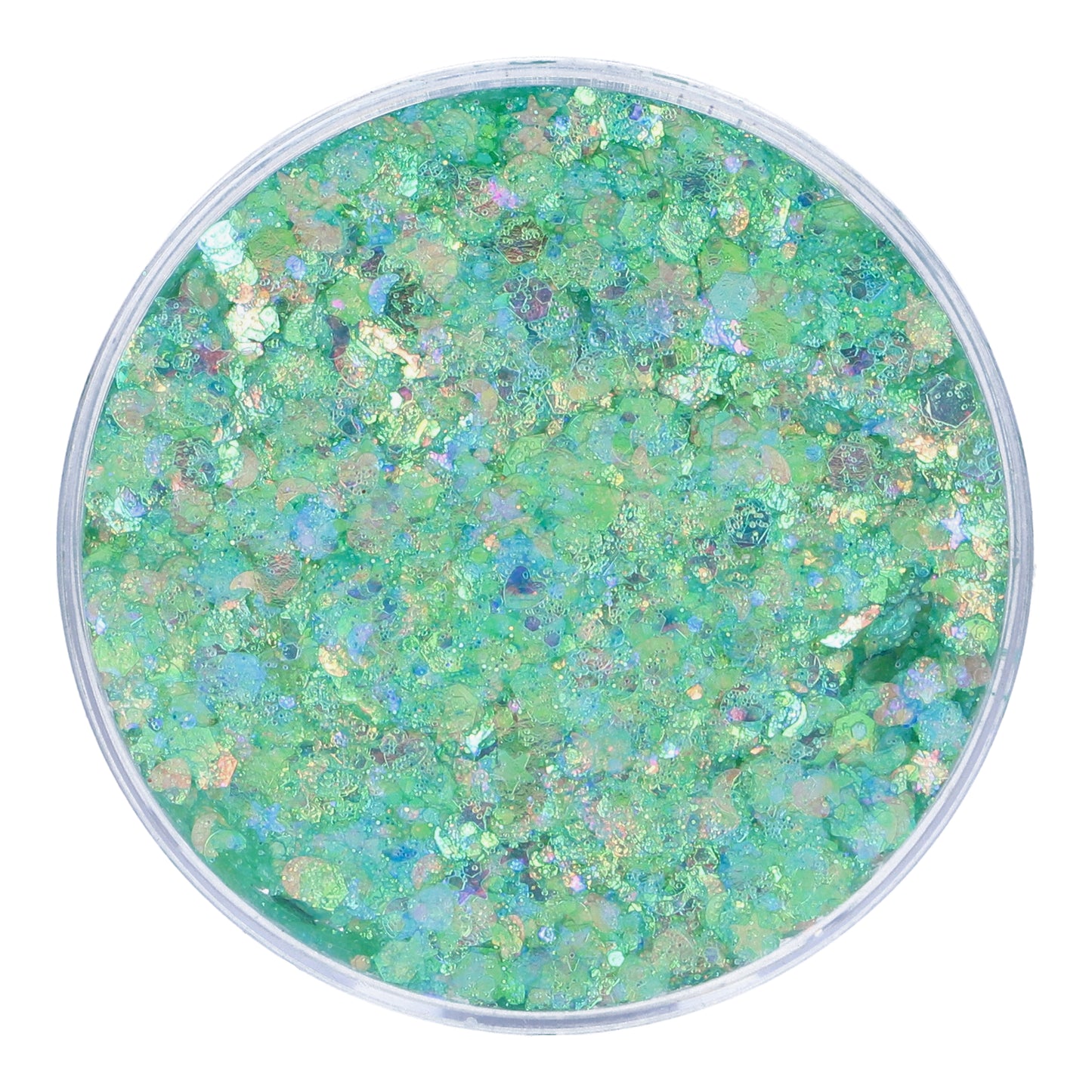 Paillettes crème Sirène vert- Chunky glitter cream mermaid muse