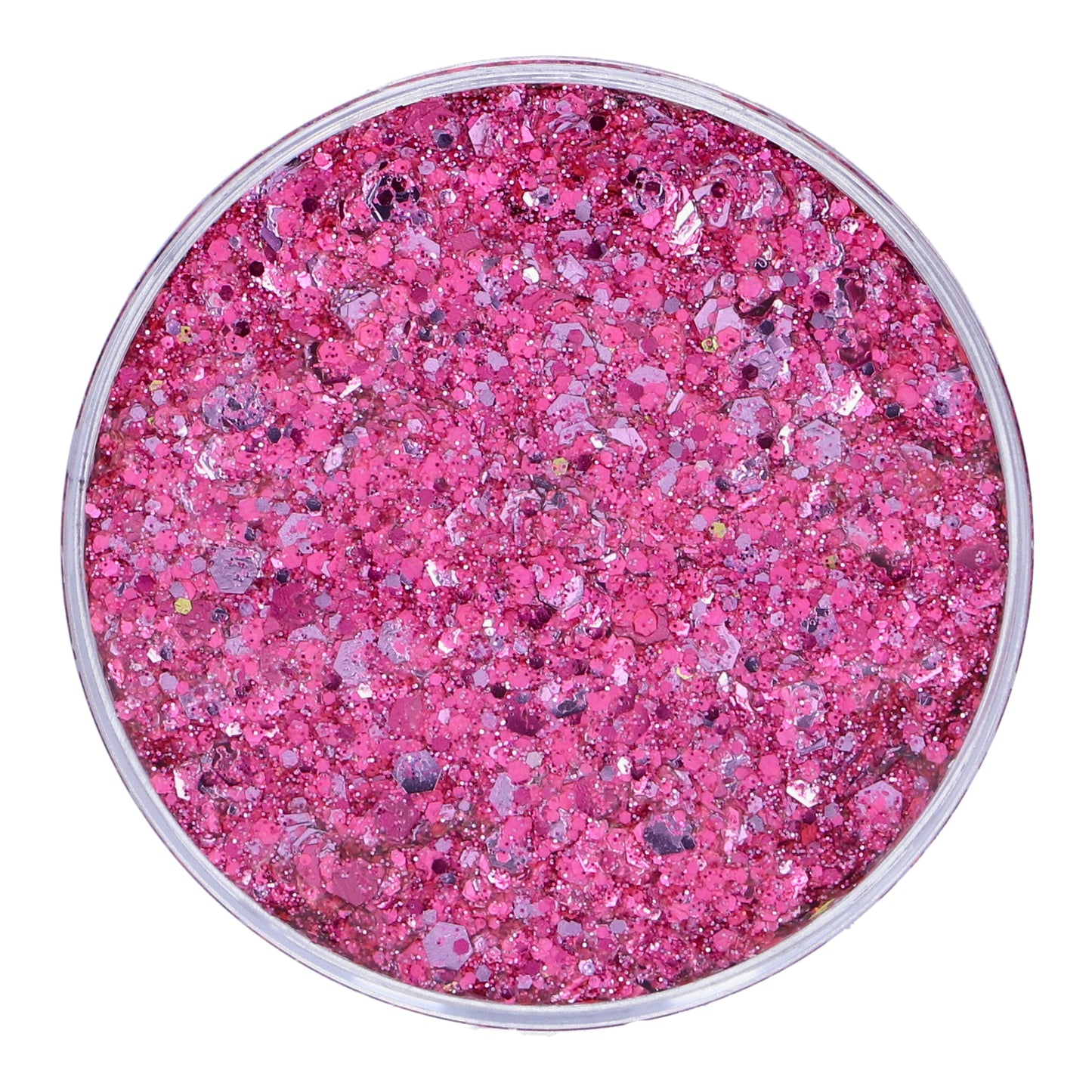 Paillettes crème rose- Chunky glitter cream pinked