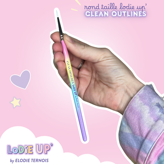 LODIE UP’ – CLEAN OUTLINES BRUSH - Pinceau lignes propres