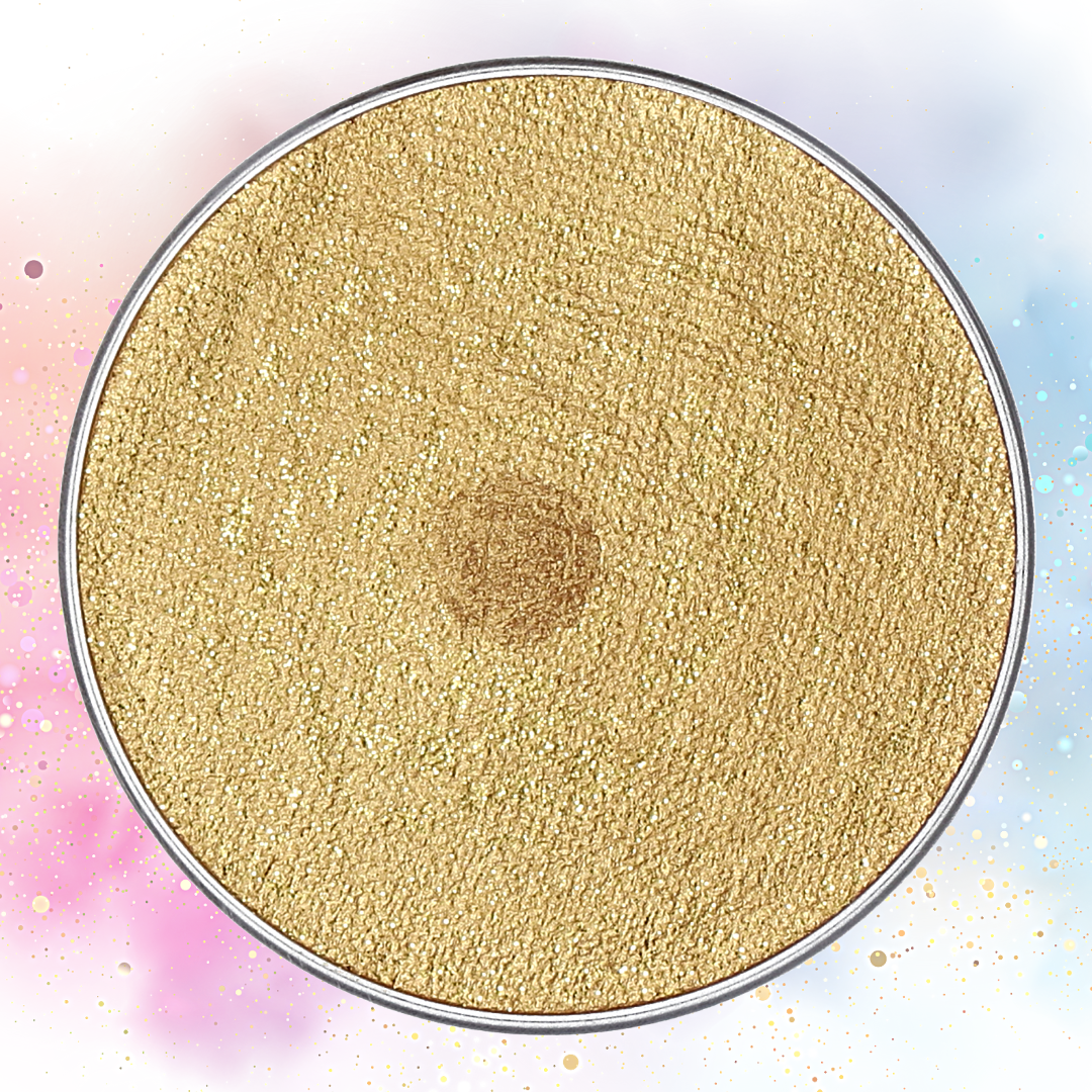 Dorée pailleté - Gold glitter - effet métallique - 45g