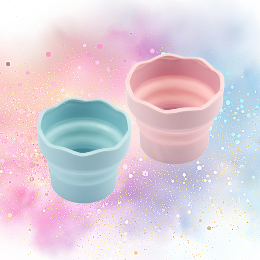 Pot de rinçage pliable - face painting