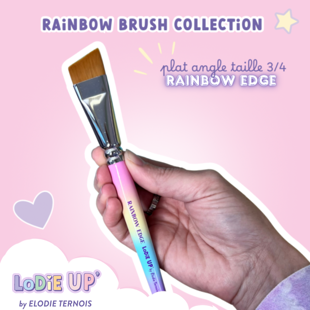 LODIE UP’ – Rainbow Edge  - Pinceau Arc en Ciel 3/4