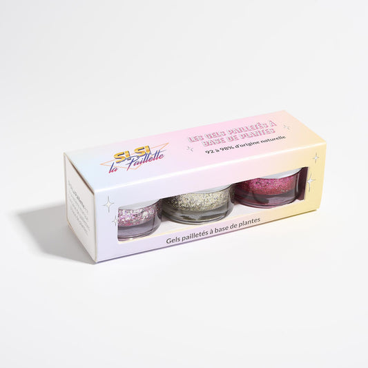 Coffret gel pailleté Flamboyant - Sisi la Paillette