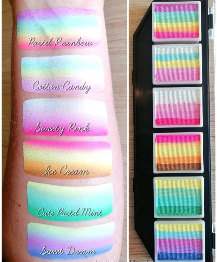 Lodie Up Cute Rainbow Palette | Palette mignon Arc en Ciel | 6x10g