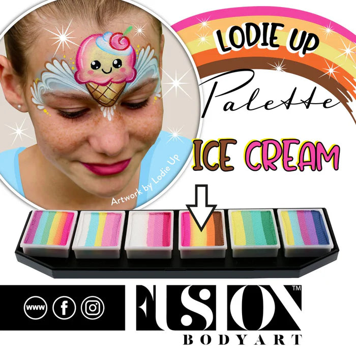 Lodie Up Cute Rainbow Palette | Palette mignon Arc en Ciel | 6x10g