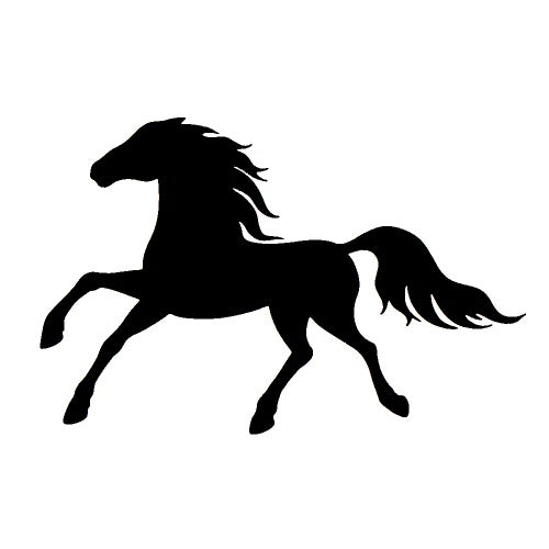 Pochoir tatouage - cheval qui court