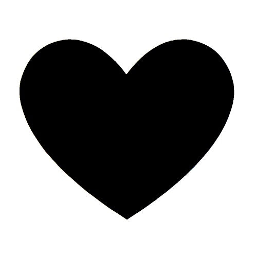 Pochoir tatouage - Coeur