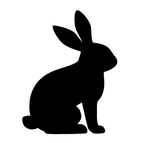 Pochoir tatouage - Lapin