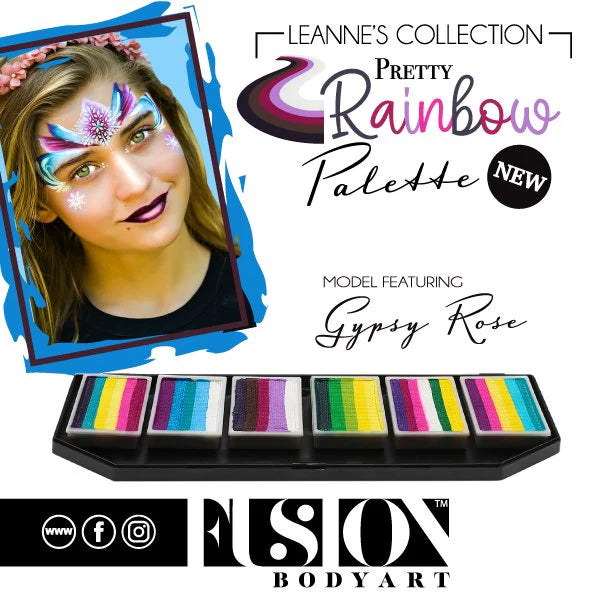 Leanne's Pretty Rainbow Palette | Palette joli Arc en Ciel | 6x10g