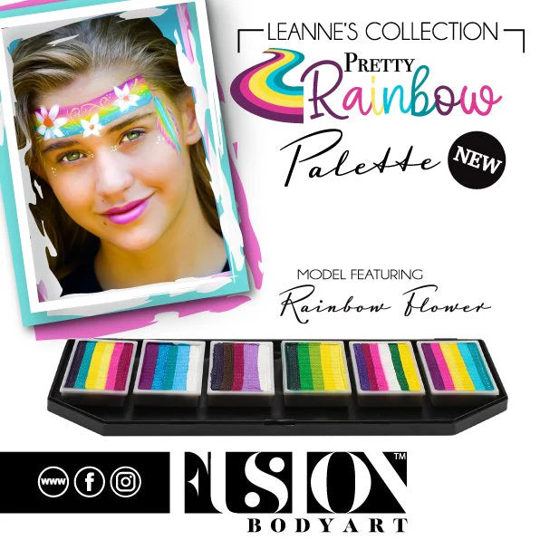 Leanne's Pretty Rainbow Palette | Palette joli Arc en Ciel | 6x10g