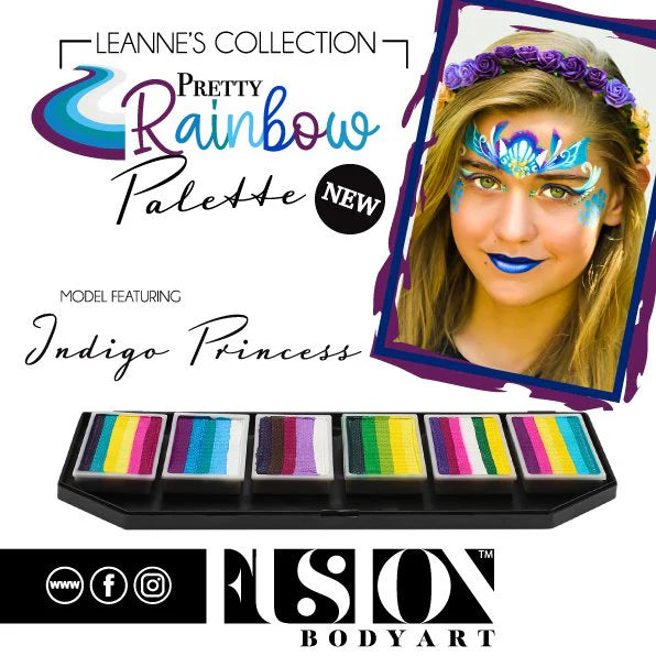 Leanne's Pretty Rainbow Palette | Palette joli Arc en Ciel | 6x10g