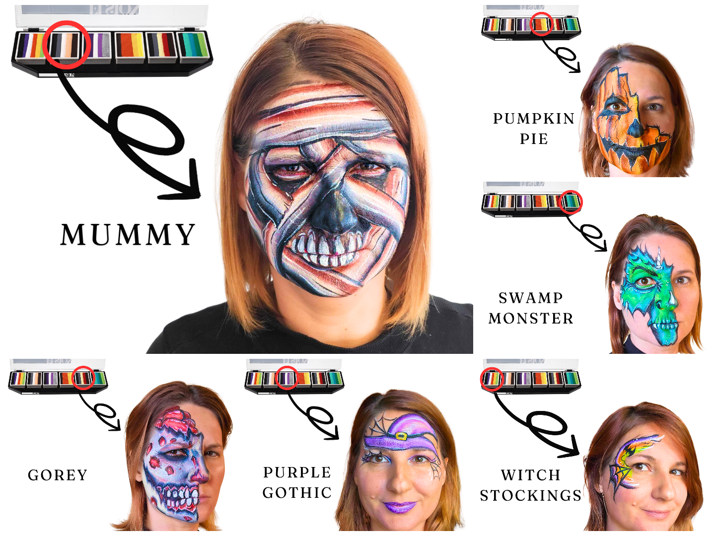 Palette Night Critters | Créatures de la nuit | 6x10g