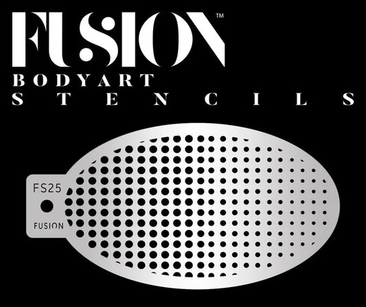 Sprinkle smal dots face paint stencil-FS25- Pochoir points fusion