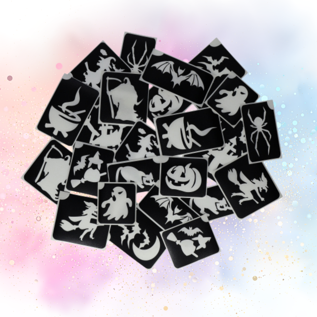 Set Pochoir tatouage Halloween